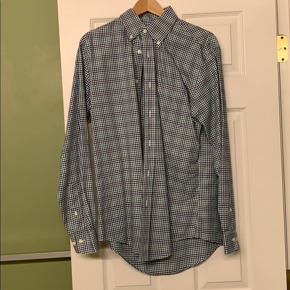 Brooks Brothers button-up shirt.